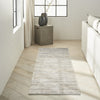 Ck078 Summit SUM04 Ivory Multicolor Area Rug by Calvin Klein Corner Image