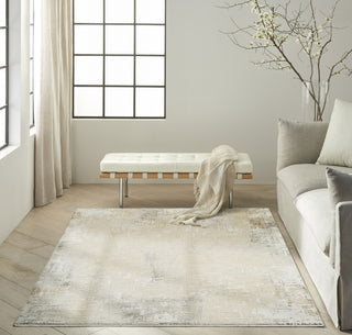 Ck078 Summit SUM05 Cream Ivory Area Rug by Calvin Klein Swatch Image