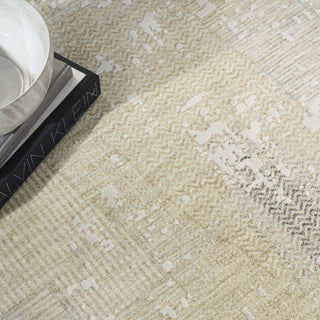 Ck078 Summit SUM05 Cream Ivory Area Rug by Calvin Klein Corner Image