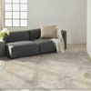Ck078 Summit SUM05 Cream Ivory Area Rug by Calvin Klein Room Image Feature