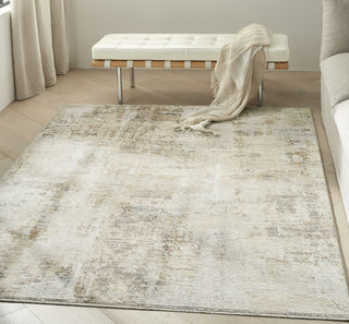Ck078 Summit SUM06 Natural Grey Area Rug by Calvin Klein Corner Image