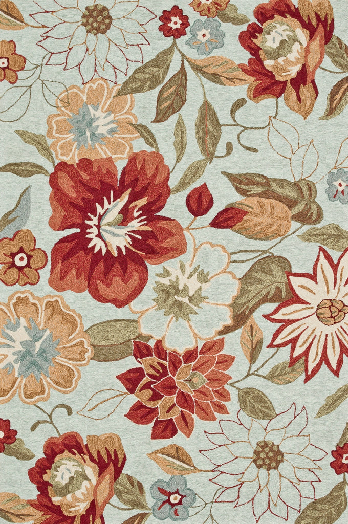 Loloi Summerton SRS04 Mist / Red Area Rug main image