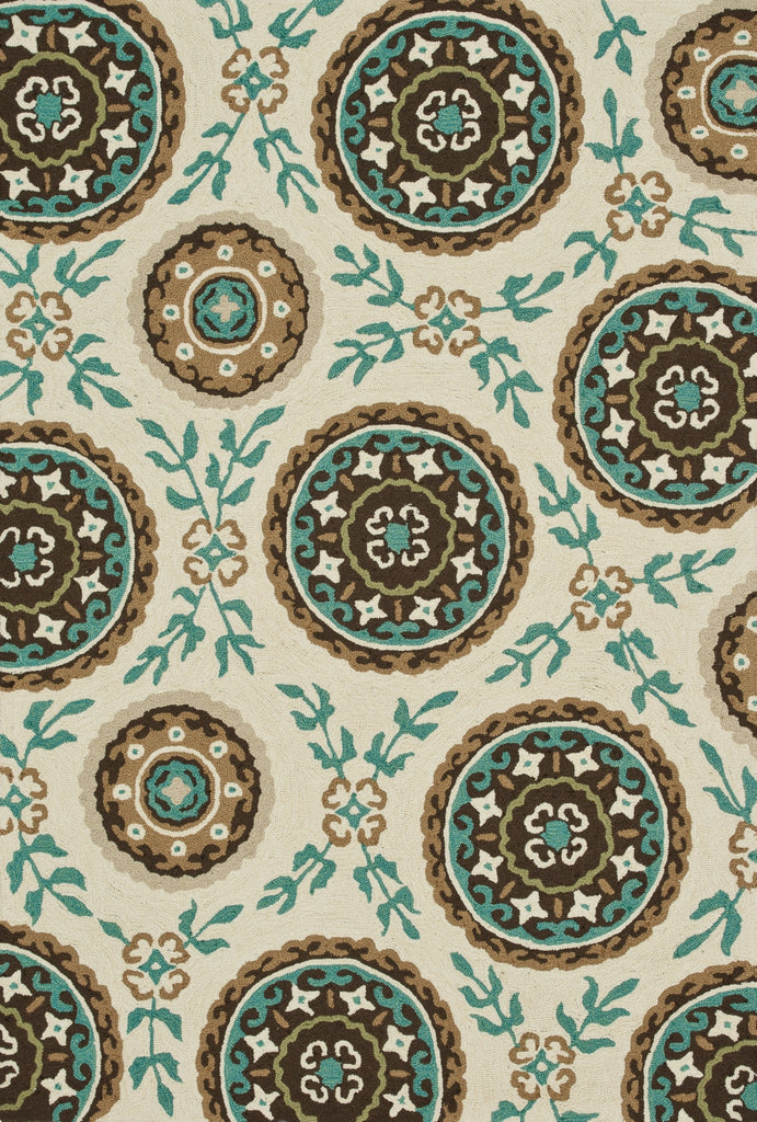 Loloi Summerton SRS08 Ivory / Teal Area Rug main image
