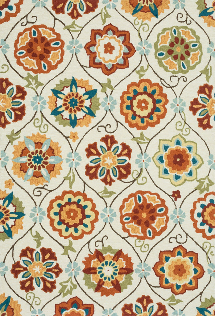 Loloi Summerton SRS19 Ivory / Spice Area Rug main image