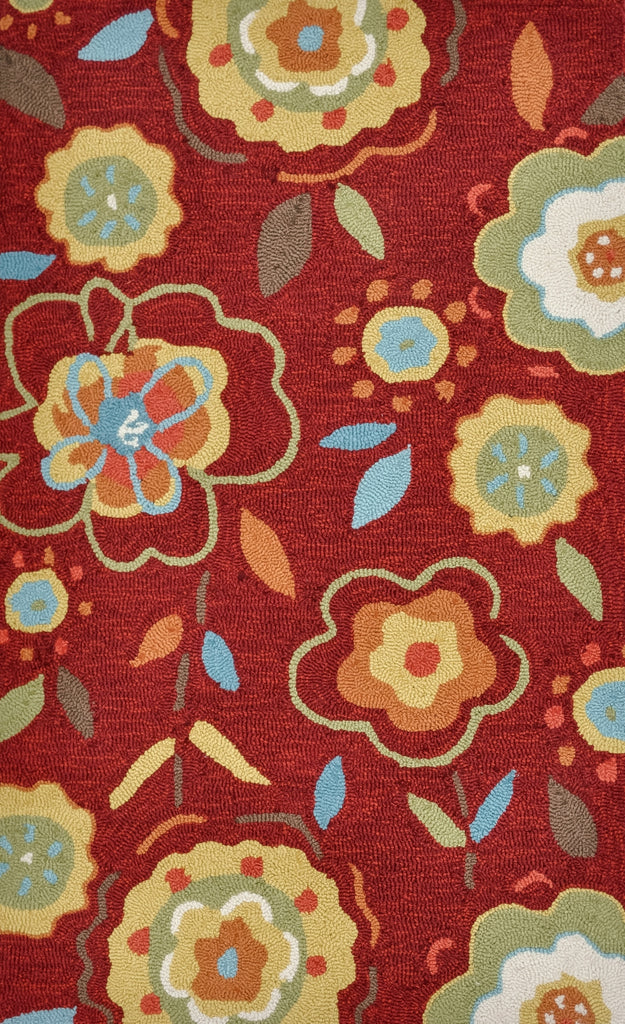 Loloi Summerton SSC10 Red / Yellow Area Rug main image