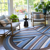 Colonial Mills Luxury Sunbrella Voodoo Driftwood Spice Area Rug