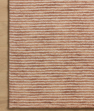 Loloi Sunday SUN-01 Terracotta / Ivory Area Rug Corner Image