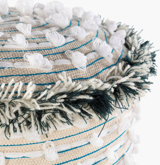 Surya Snow SWN-001 Bright Blue Furniture Corner Shot