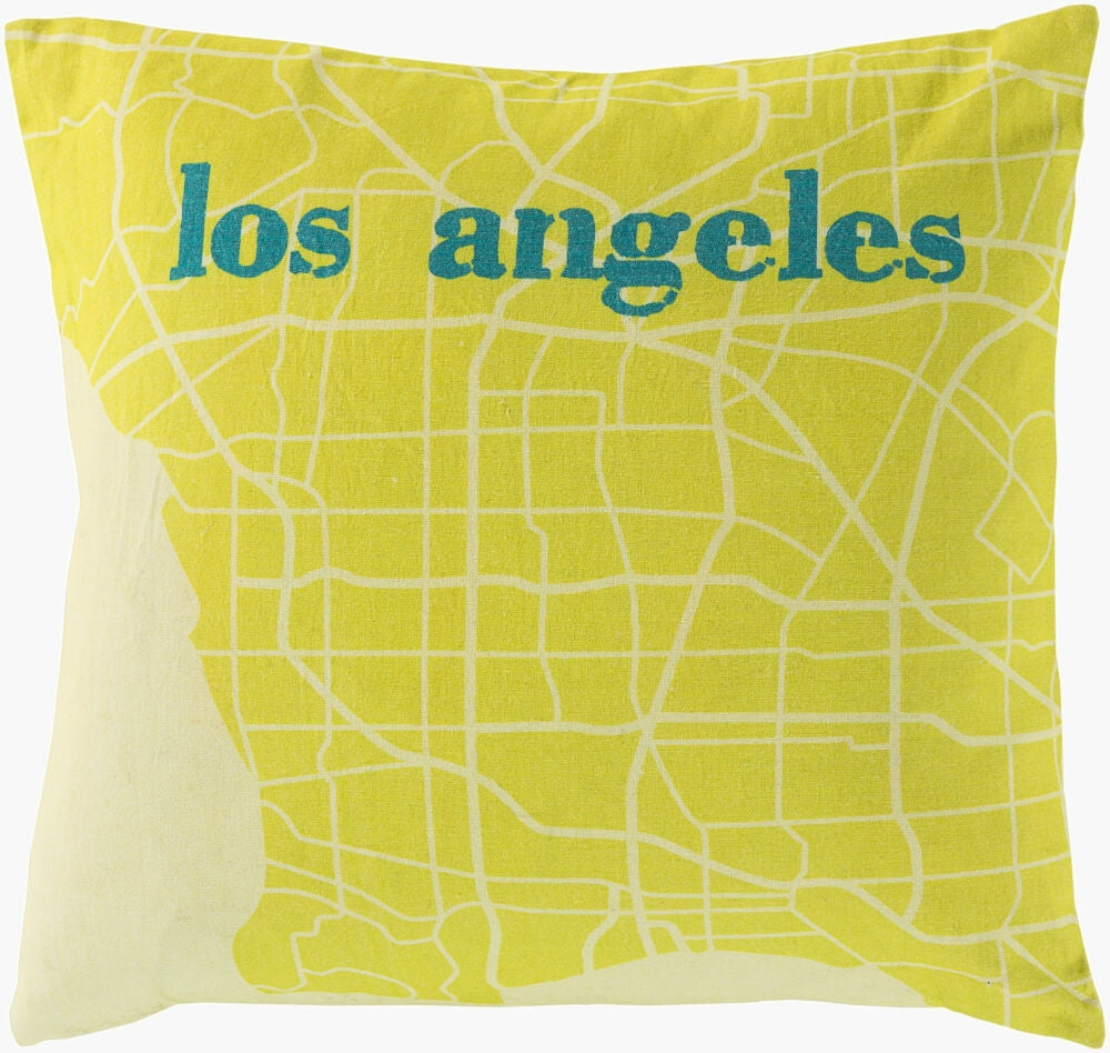 Surya City Maps SY-016 Teal main image