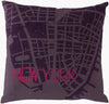 Surya City Maps SY-030 Magenta main image