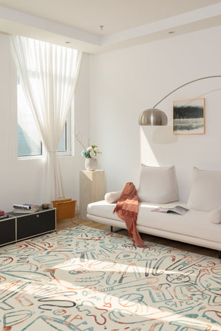 katiemerz x Kalaty Sportsglyphs SY1275 Area Rug Alternative Image