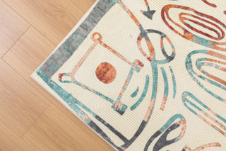 katiemerz x Kalaty Sportsglyphs SY1275 Area Rug Closeup Image