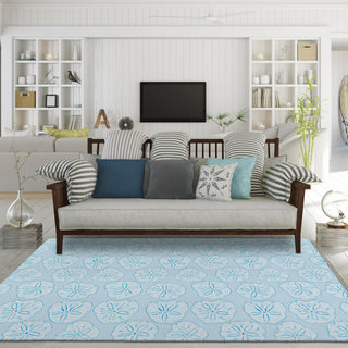 Dalyn Seabreeze SZ10 Sky Area Rug Lifestyle Image Feature