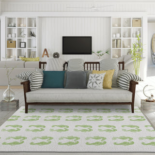 Dalyn Seabreeze SZ15 Lime-in Area Rug Lifestyle Image Feature