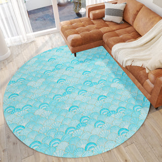 Dalyn Seabreeze SZ2 Teal Area Rug 