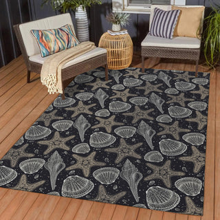 Dalyn Seabreeze SZ4 Black Area Rug