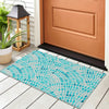 Dalyn Seabreeze SZ7 Teal Area Rug Scatter Lifestyle Image Feature