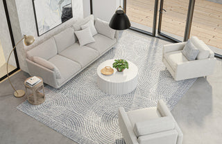 Bashian Toscana T125-TSA310 Slate Area Rug Lifestyle Image Feature