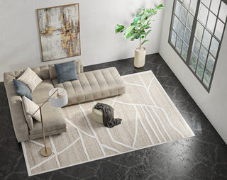Bashian Toscana T125-TSL185 Beige Area Rug Lifestyle Image Feature
