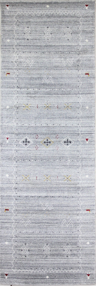 Bashian Terrain Striped T142-BT106 Glacier Area Rug Runner Image