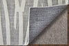 Feizy Peconic T8009 Gray/Ivory Area Rug by Thom Filicia Detail Image