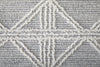 Feizy Corwin T8013 Gray/Ivory Area Rug by Thom Filicia Corner Image