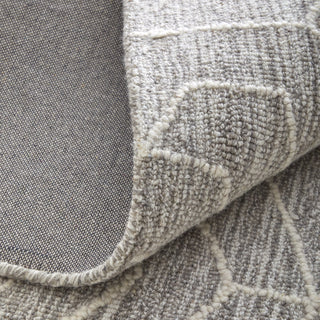 Feizy Emerson T8015 Gray/Ivory Area Rug by Thom Filicia Detail Image