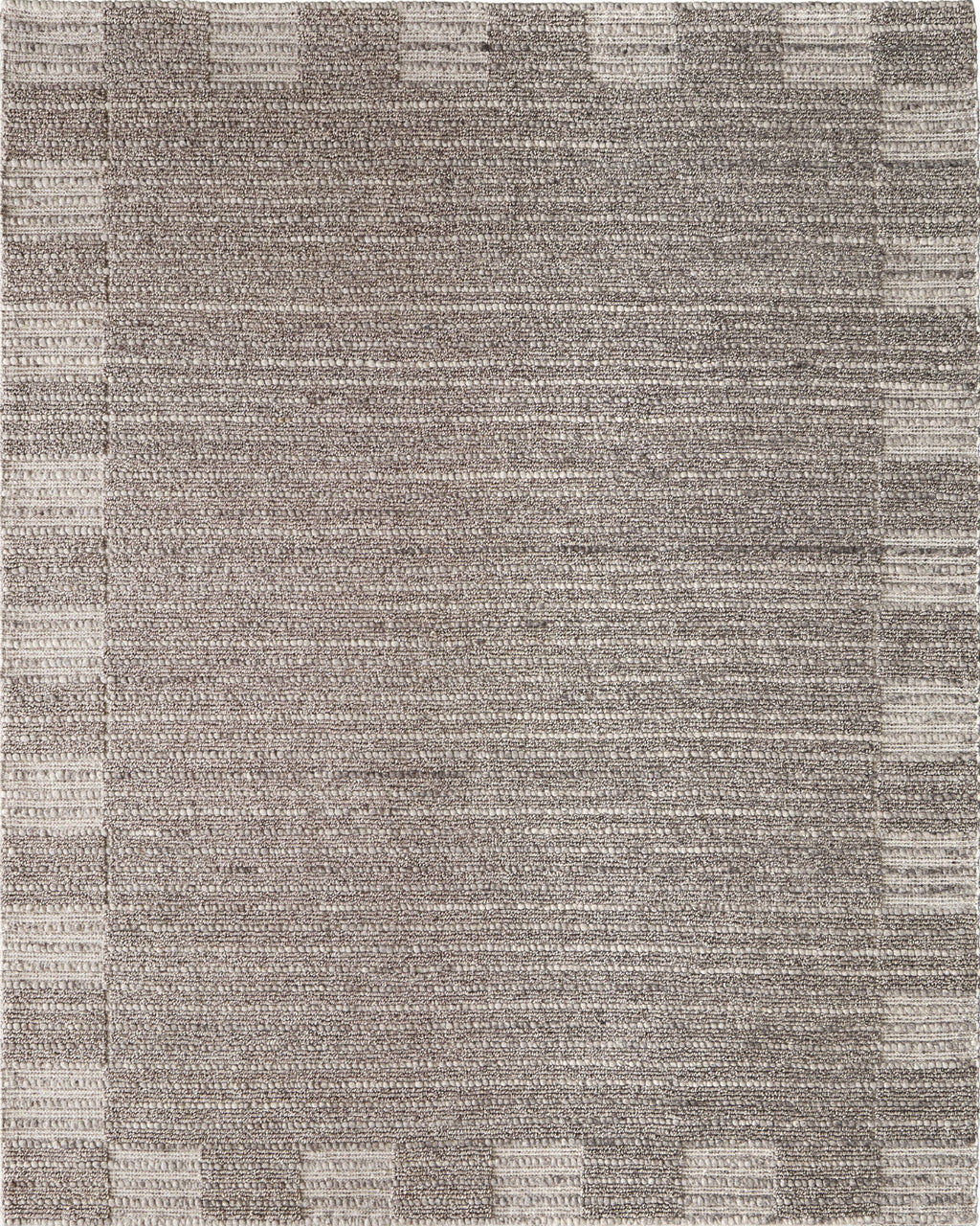 Feizy Herrick T8021 Taupe/Ivory/Brown Area Rug by Thom Filicia main image