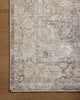 Loloi II Tabitha TAI-01 Khaki / Slate Area Rug Corner Image