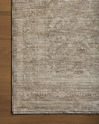 Loloi II Tabitha TAI-02 Taupe / Pebble Area Rug Corner Image