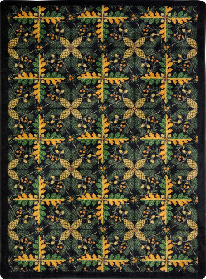 Joy Carpets Kaleidoscope Tahoe Black Area Rug