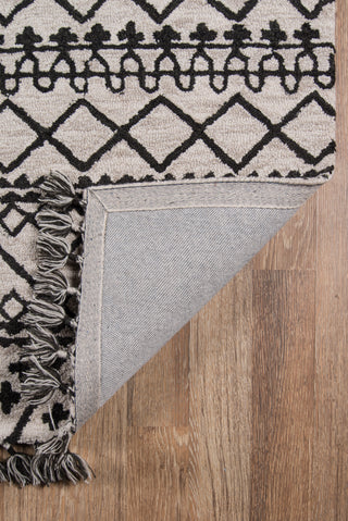 Momeni Tahoe TA-05 Grey Area Rug Round Image