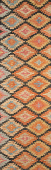 Momeni Tangier TAN19 Black Area Rug Runner Image