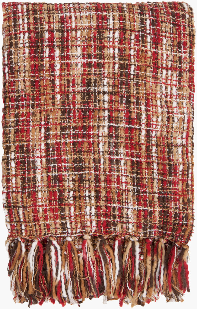 Livabliss Tabitha TAT-8202 Red Throw main image