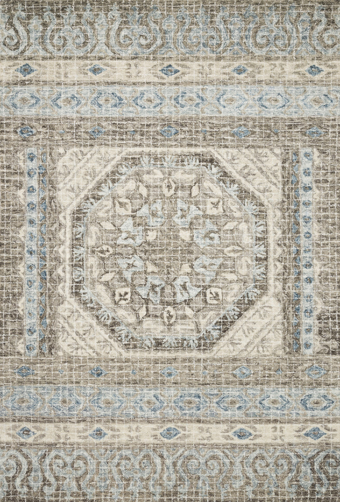 Loloi Tatum TW-02 Stone/Blue Area Rug main image