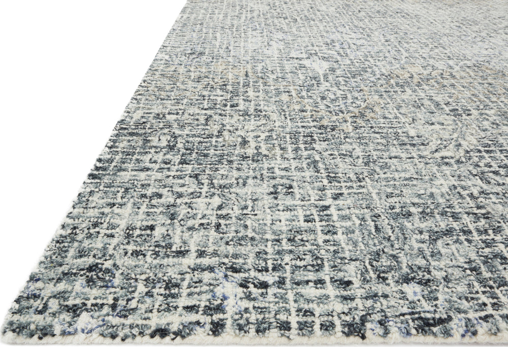 Loloi Tatum TW-04 Ink/Blue Area Rug Detail Shot Feature