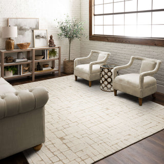 Karastan Forsyth Park Taylor Square Ivory Area Rug Lifestyle Image