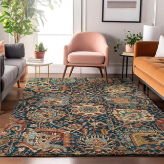 Dalyn Tabrook TB10 Navy Area Rug Lifestyle Image Feature