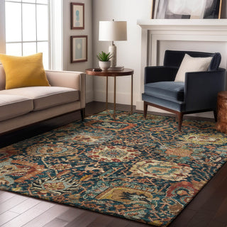 Dalyn Tabrook TB10 Navy Area Rug Lifestyle Image Feature