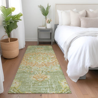 Dalyn Tabrook TB11 Aloe Area Rug Runner Lifestyle Image Feature