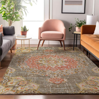 Dalyn Tabrook TB11 Brown Area Rug Lifestyle Image Feature