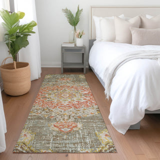 Dalyn Tabrook TB11 Brown Area Rug Runner Lifestyle Image Feature