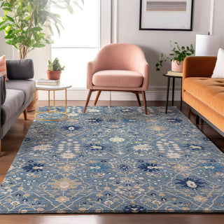 Dalyn Tabrook TB12 Denim Area Rug Lifestyle Image Feature
