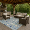Dalyn Tabrook TB12 Denim Area Rug Outdoor Lifestyle Image Feature