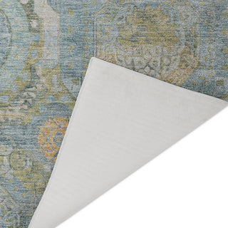 Dalyn Tabrook TB14 Blue Area Rug Backing Image