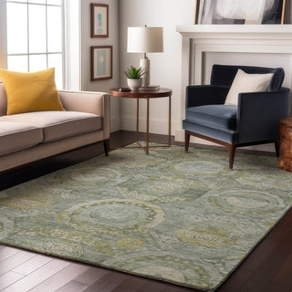Dalyn Tabrook TB14 Sage Area Rug Lifestyle Image Feature