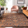 Dalyn Tabrook TB3 Terracotta Area Rug Lifestyle Image Feature