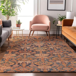 Dalyn Tabrook TB3 Terracotta Area Rug Lifestyle Image Feature