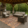 Dalyn Tabrook TB3 Terracotta Area Rug Outdoor Lifestyle Image Feature