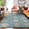 Dalyn Tabrook TB4 Blue Area Rug Lifestyle Image Feature